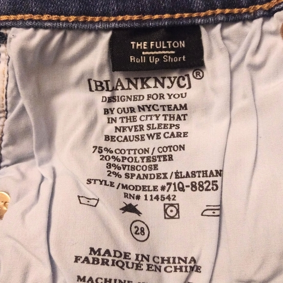 ✨️HP✨️ Blank NYC🗽The Fulton Mid Rise Denim Shorts - NWT - Picture 8 of 13
